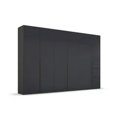 rauch ORANGE Kleiderschrank Purisma 301 x 223 cm Glas Basalt