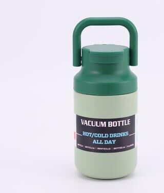 Uplifted Trends Portable Vacuum Insulated Water Bottle Stainless Steel Tumbler For Car & Outdoor green