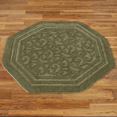 Touch of Class Palermo Octagon Rug, 4' Octagon, Sage