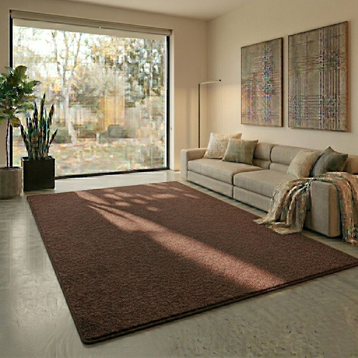 Floordirekt Velours Tapijt op Maat Dynasty Loper - Aarde - 80 x 300 cm