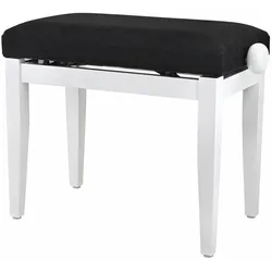 Stand Art Pianobank PB-1 weiß Hochglanz - Klavierbank