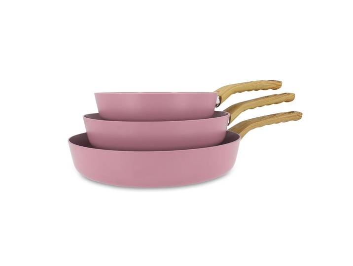 Set De 3 Poêles En Aluminium Recyclé\, Colorama