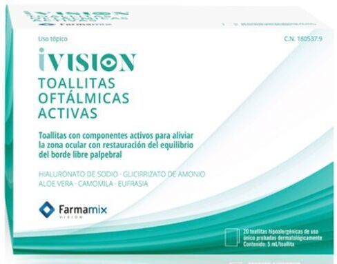 FarmaMix Visión Toallitas Oftalmológicas 20 Unidades