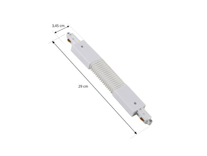 Linaro Track Flex Connector Weiß - Lindby - Kunststoff