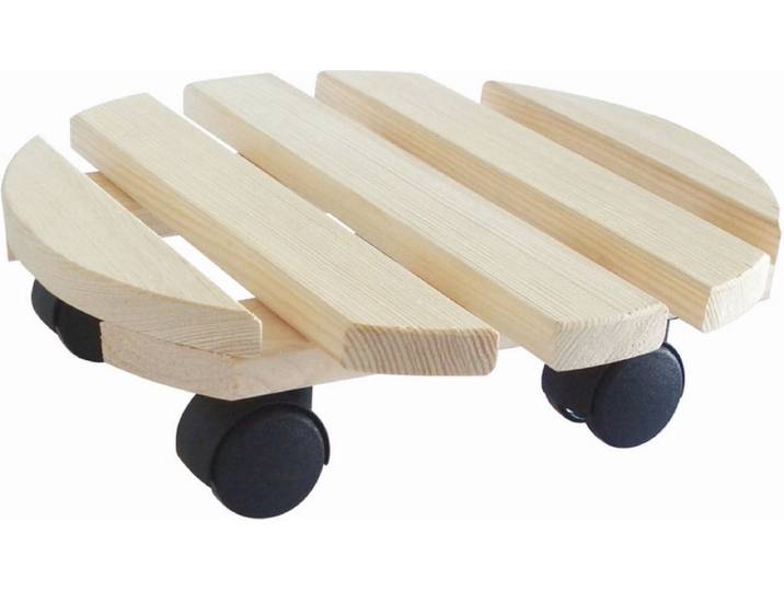 Plantentrolley - Ø30 cm - Vuren - Met wielen