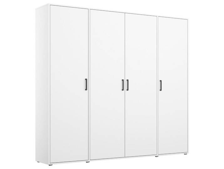 Rauch Möbel Drehtürenschrank, Weiß, 7 Fächer, 187x194x53 cm, Blauer Engel, BQ - Bündnis für Qualität, Made in Germany, Schlafzimmer, Kleiderschränke, Drehtürenschränke