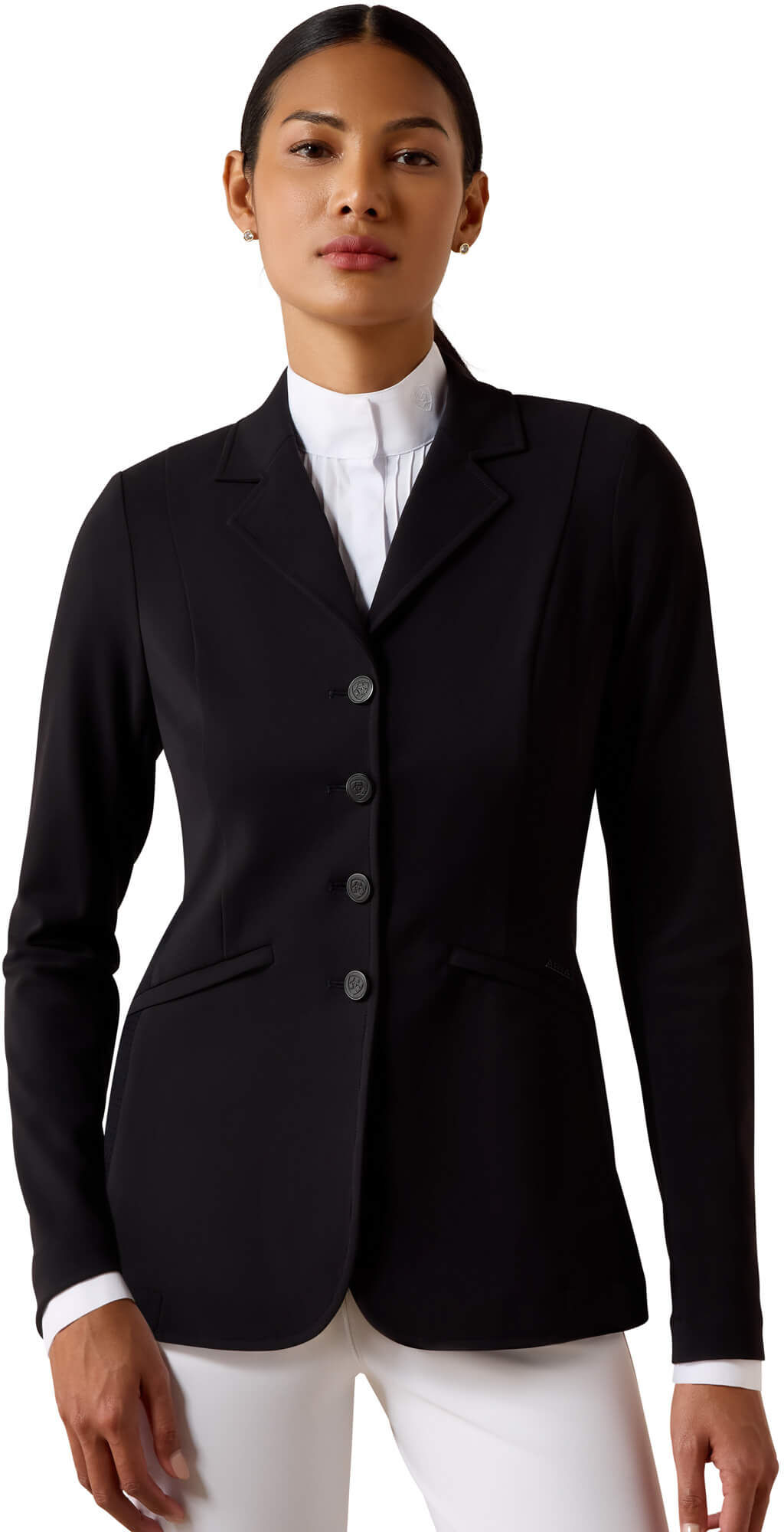 Women's Compel Show Coat in Black, Size: 0 Regular by Ariat