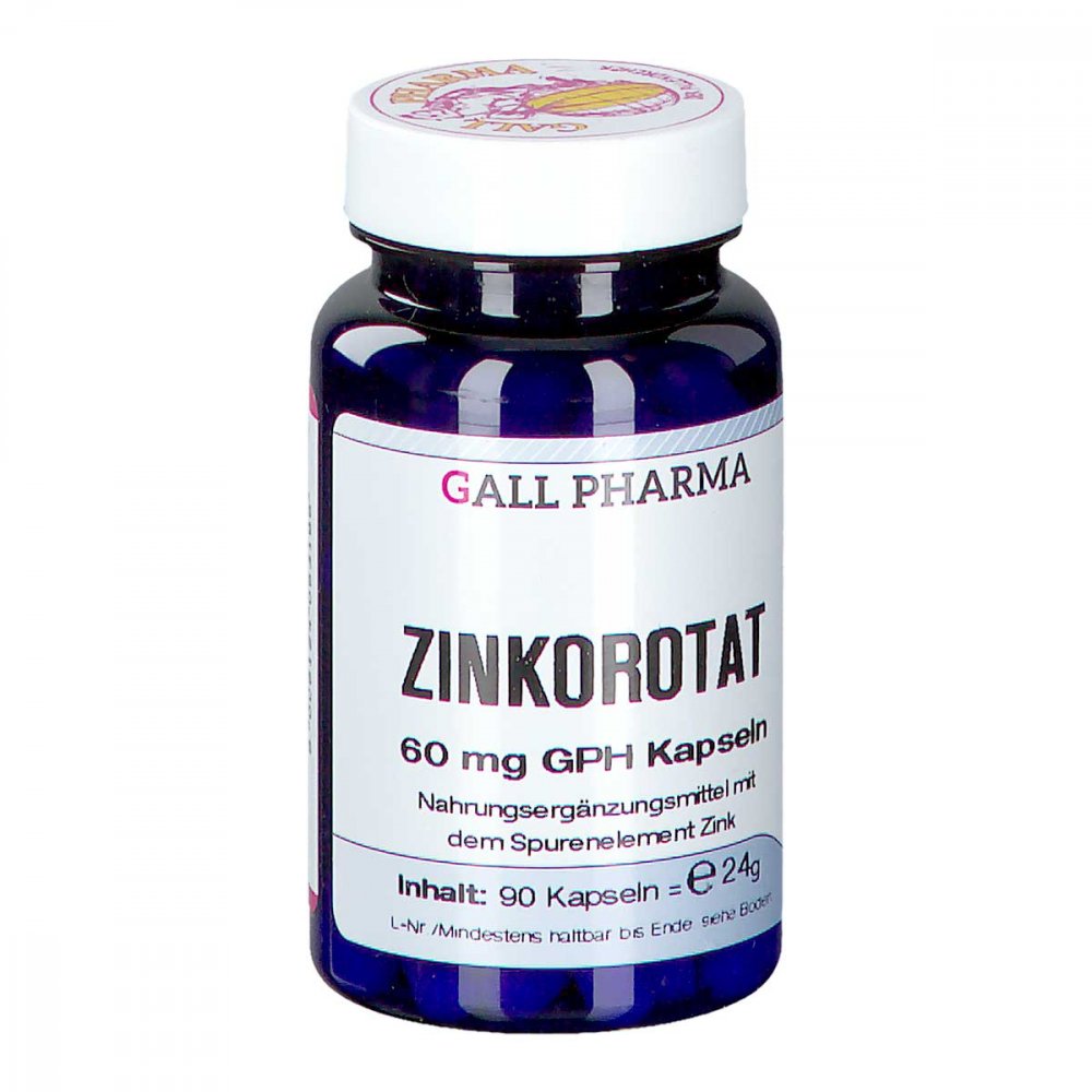 Hecht-Pharma GmbH Zinkorotat 60 mg Gph Kapseln 11075076