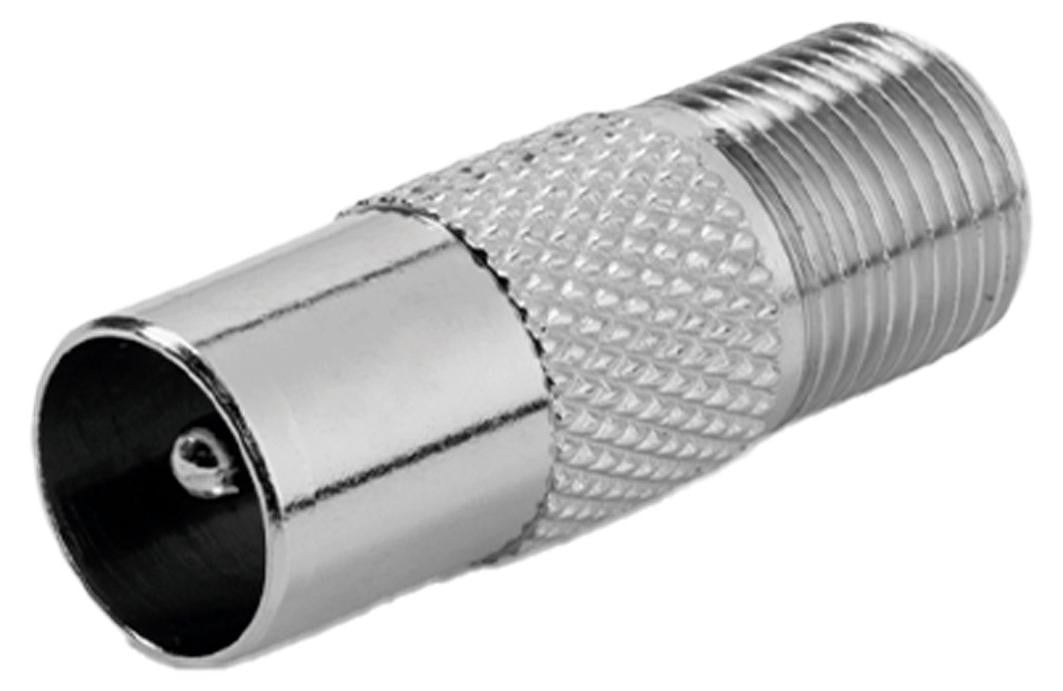 Vivanco Adapter type F naar 9,5 mm coaxiale aansluiting