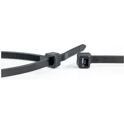 WKK 9,0 x 430 mm, UV-stabil- 100 Stück - Farbe schwarz (430 mm, 100 Stk.)