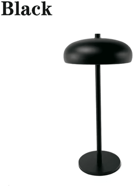 Inspire Curations Rechargeable Nordic LED Bedside Touch Lamp For Bedroom, Study & Table Decor black 3 Colors