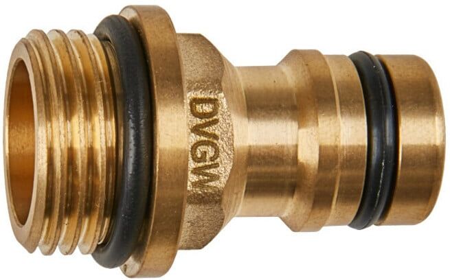 GEKA plus Fiche d'appareil, système de connexion, KTW, laiton, Mâle G1/2