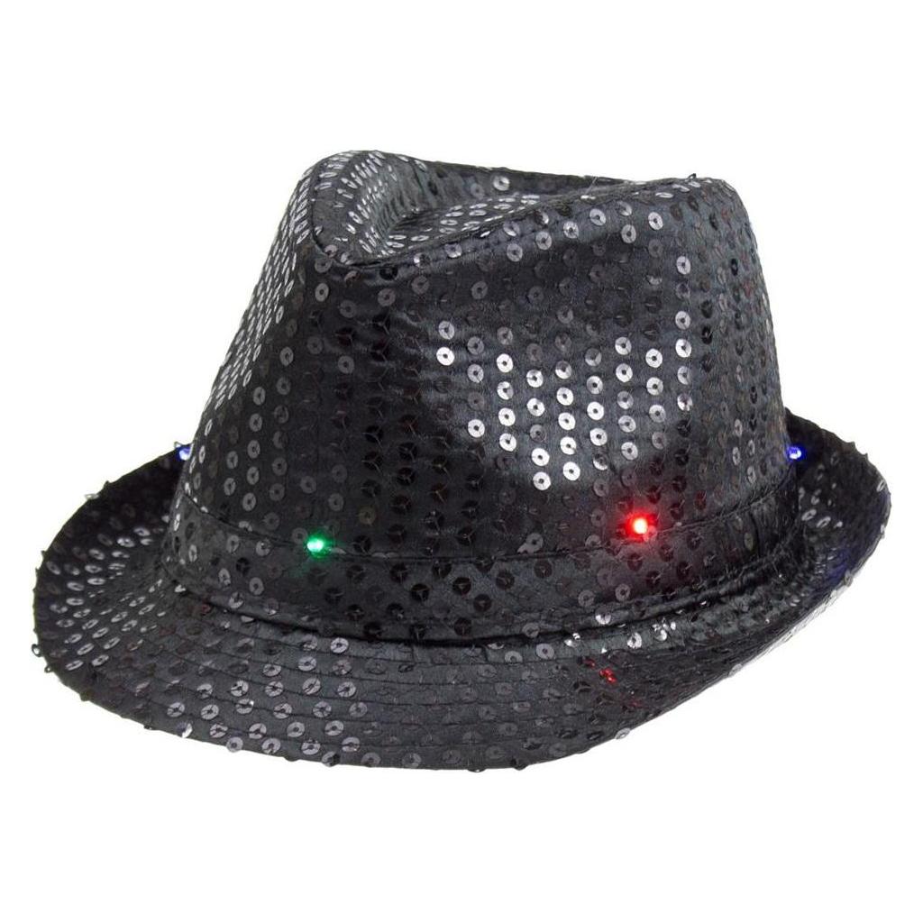 GoDan Glitzernder schwarzer Paillettenhut (54613373)