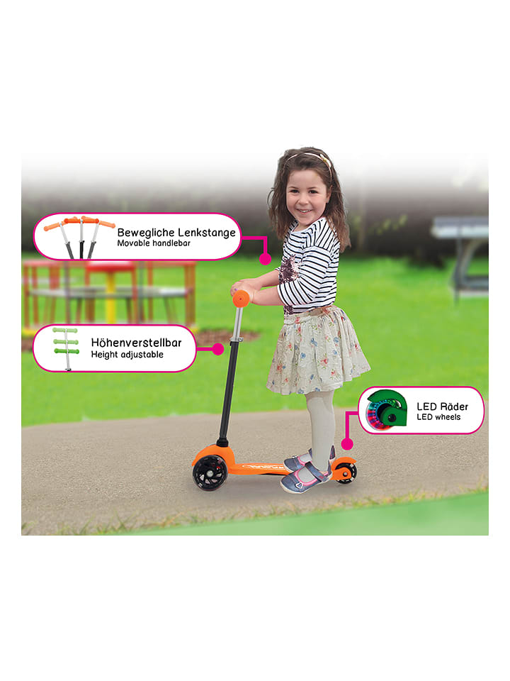 Jamara Roller "KickLight" in Grün/ Schwarz - ab 6 Jahren - onesize