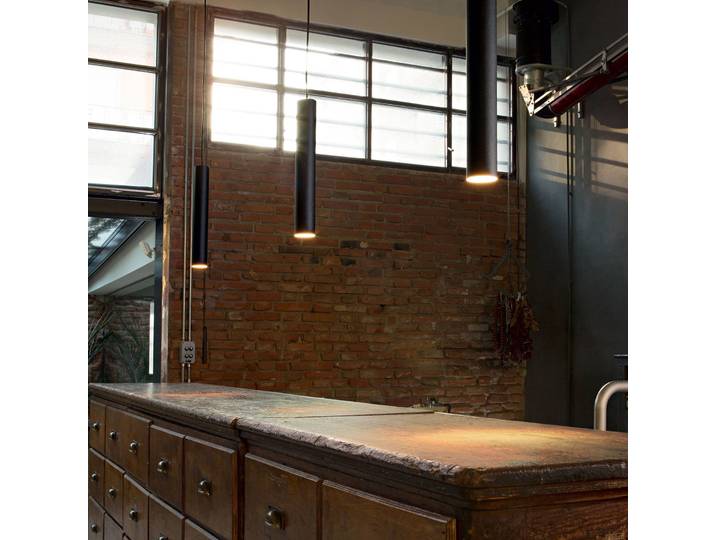 ideal lux Hängeleuchte Look, schwarz, für Wohn- / Esszimmer, Metall, Modern