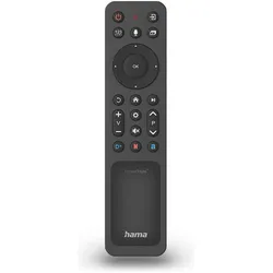 Hama Bluetooth-Fernbedienung für Samsung Smart-TVs, Solar, Multi-View, Apps (Universal Fernbedienung, Bluetooth, Infrarot), Fernbedienung, Schwarz