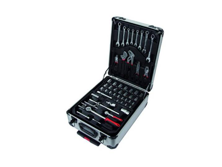 Werkzeugset Toolland HSET259 , silber (silberfarben, schwarz), B:35,5cm H:45cm, Aluminium, Kunststoff, Werkzeugsets, Werkzeugset