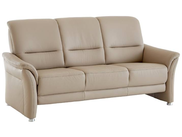 Beldomo Premium Sofa 3er INGOLSTADT L, beige, Leder