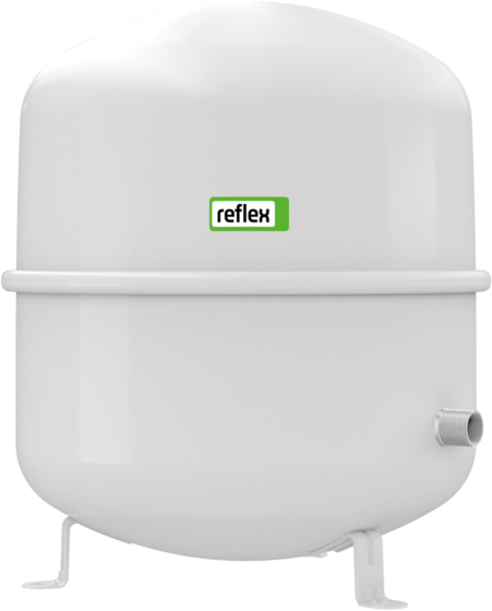 Reflex N Membran-Druckausdehnungsgefäß 7208501 N 35, 4 bar/70 °C, R 3/4, weiß
