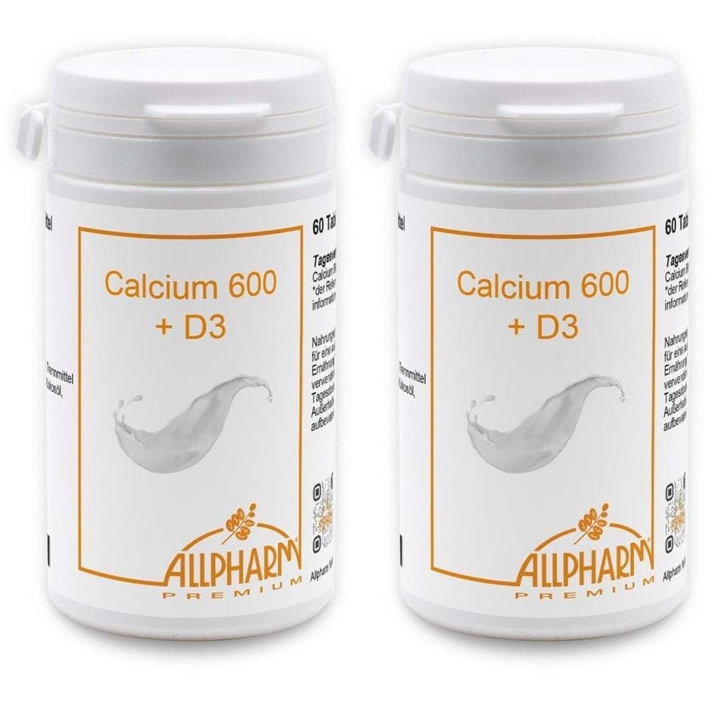 Calcium 600 mg+D3 Tabletten 2x 2x60 St