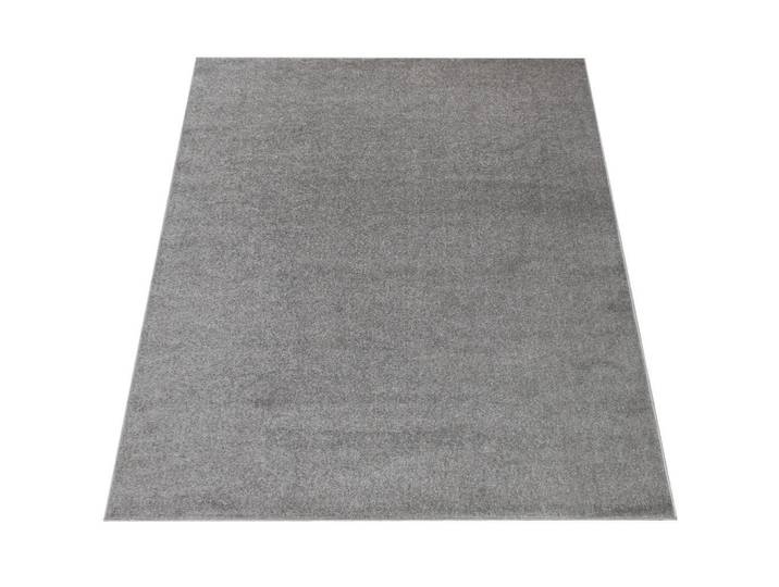 Paco Home Kurzflorteppich 80/250 cm Porto 890, Anthrazit, Rechteckig, 80x250 cm, strapazierfähig, für Fußbodenheizung geeignet, Teppiche und Böden, Teppiche