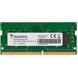 Adata Premier Series (1 x 8GB, 3200 MHz, DDR4-RAM, SO-DIMM), RAM, Grün