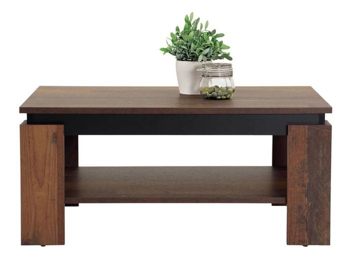 Couchtisch TIM II 90 x 60 cm Old Wood /schwarz