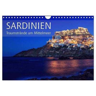 Sardinien - Traumstrände am Mittelmeer (Wandkalender 2027 DIN A4 quer), CALVENDO Monatskalender