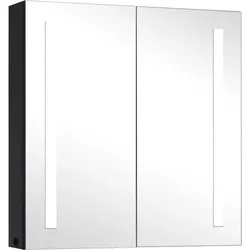 vidaXL LED-Spiegelschrank fürs Bad 62x14x60 cm