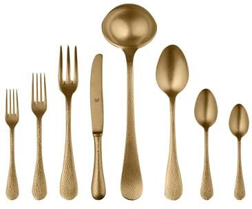 Mepra Epoque Pewter Flatware Set - 43 Pieces
