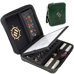 ENHANCE Tabletop RPG Organizer Case Collector's Edition Green Dragon Scales