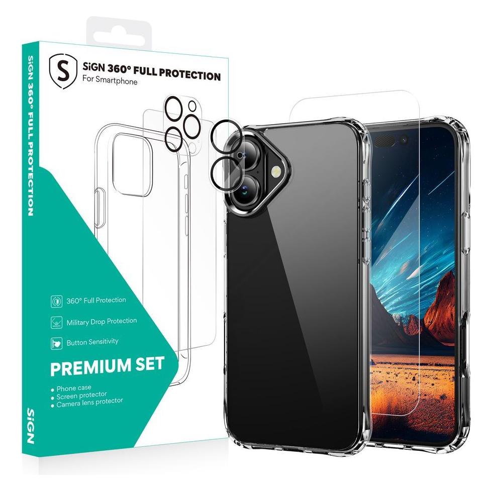 SIGN 360 Complete Protection Package for iPhone 17 (Apple iPhone 17) (SN-CGIP17-P)