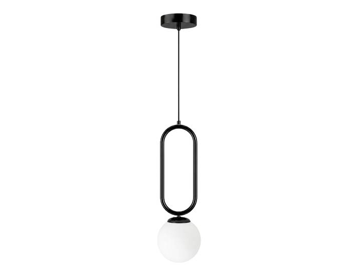 Lampe suspendue en métal Loop - 15 x 15 cm - Noir