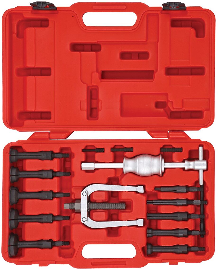 Sonic Equipment Ausdrücker, Kugelgelenk Grundloch-Innenlager-Abziehersatz 16-Tlg. 818021