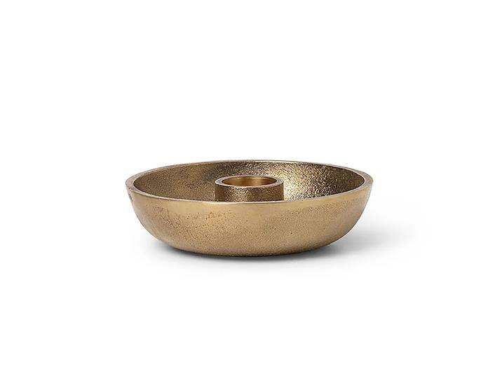 Ferm Living Bougeoir Bowl Ø10 cm Laiton