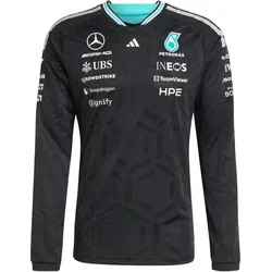 adidas Mercedes-AMG Petronas Formel 1 Team Authentic Fahrer langarm Trikot Herren KE5309 - black L