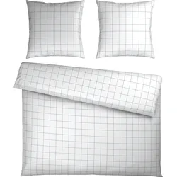 Novel Satin Bettwäsche 200/200cm OSLO MARINE - B/L ca. 200.00x200.00