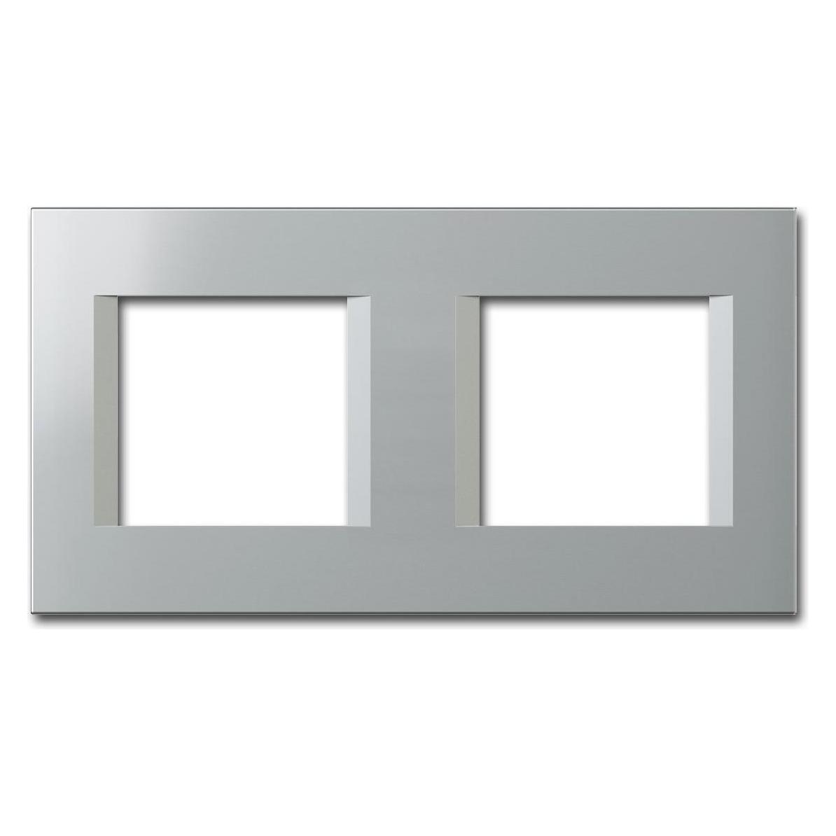 TEM Doppelrahmen Line für Aquakombi-Steckdosen, 2 x 2 m (OL24ES-U)