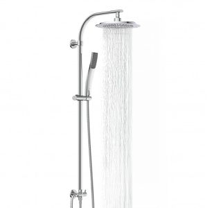 EISL Duschsystem STILOVAL, verchromt, ohne Armatur, Maße Regendusche Ø 24 cm
