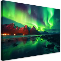 WANDBILD aurora borealis natur