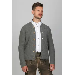 Trachten Strickjacke Leo Rauchgrau