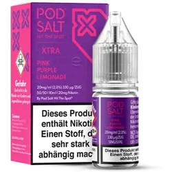 Pod Salt Xtra Pink Purple Lemonade NicSalt Liquid 10ml / 10mg