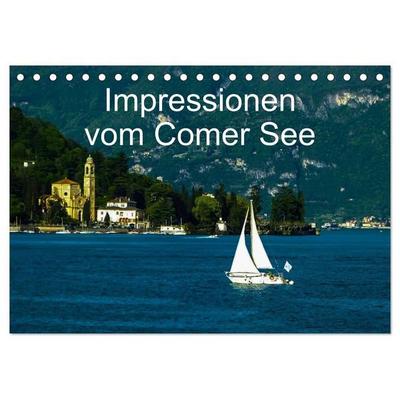 Impressionen vom Comer See (Tischkalender 2027 DIN A5 quer), CALVENDO Monatskalender