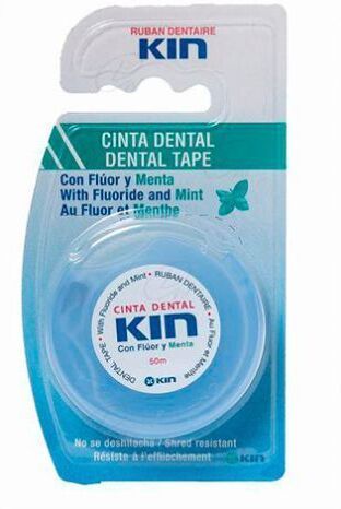 Kin Menthol Dental Tape mit Fluorid 50 m