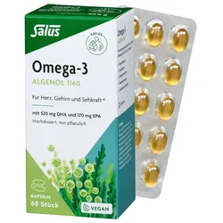 OMEGA-3 ALGENÖL 1160 vegan Kapseln 60 St