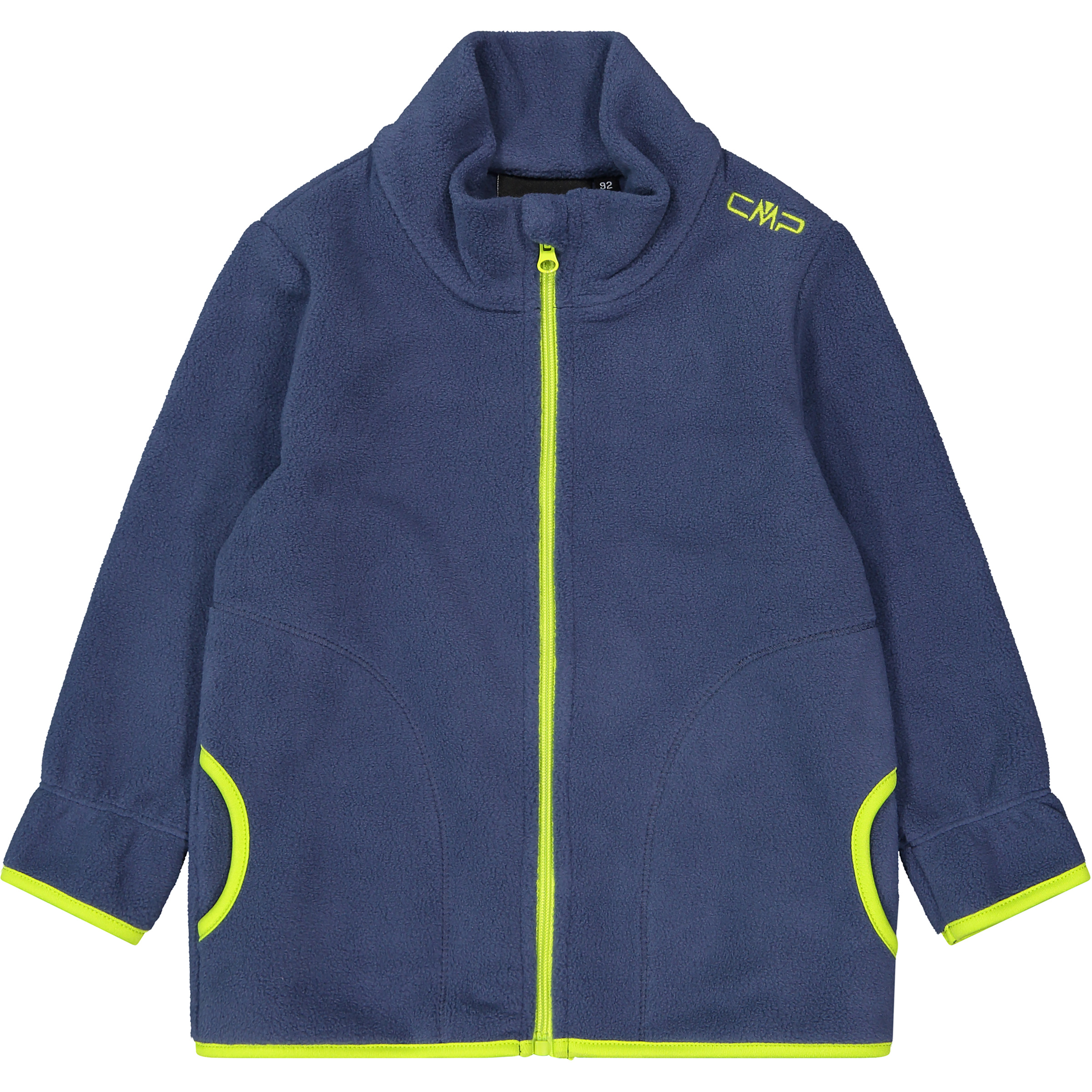 CMP Kinder Fleecejacke blau Größe 92 Skifahren Schnell trocknend