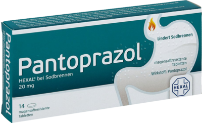 Hexal AG PANTOPRAZOL HEXAL b.Sodbrennen magensaftres.Tabl. 14 St 05523582