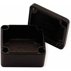 Eneroid Alu-Gehäuse Efabox, 80x75x57 mm, schwarz, IP68 (Gehäuse), Elektronikzubehör + Gehäuse, Schwarz