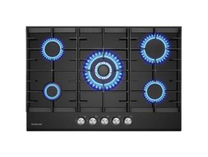 GASLAND GH2805BG1FC Plaque 5 foyers gaz verre trempé 76cm Encastrable Professionnelle