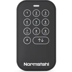 Normstahl Funkcodetaster 4-Befehl 868 MHz, anthrazitgrau - schwarz
